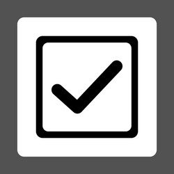 checkbox icon vector image