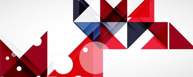 geometric abstract background techno color vector image