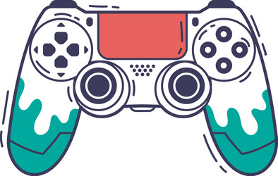 video game console gamepad controller vector