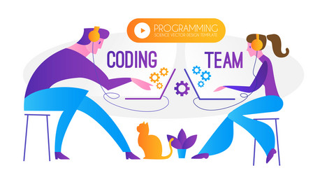 brainstorm team working creating idea man vector image