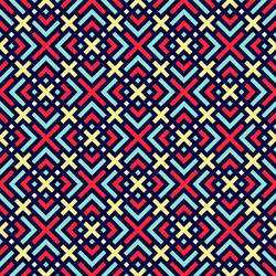 Cross Geometric Pattern vector image