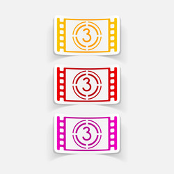 realistic design element countdown vector image