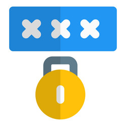 system lock for maintaining privacy vector image