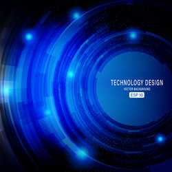Abstract Technology Background - Dynamic Lines vector image