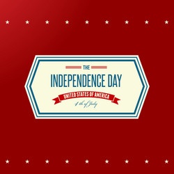 american independence day patriotic background Vector Image