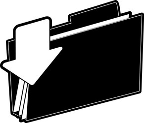file folder icon image vector image