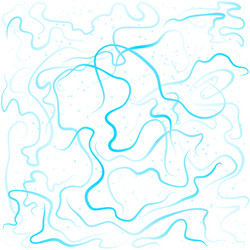 light abstract background of wavy lines vector image