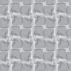 seamless background from abstract linear black vector image