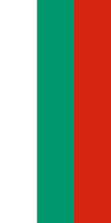 hanging vertical flag vector image