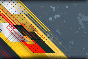 tech dots stripes background vector image