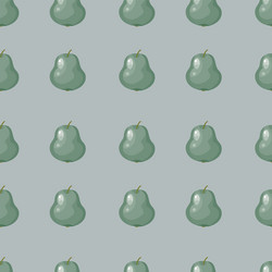 a set of pears seamless patterns 1000 vector image