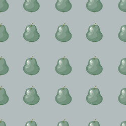 A set of pears seamless patterns 1000 vector