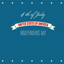 american independence day patriotic background Vector Image
