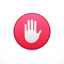 privacy app icon application button vector image