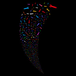 spanner random stream vector image