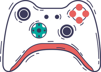 video game console player device hand vector image