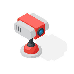 web camera icon isolated on a white background vector image