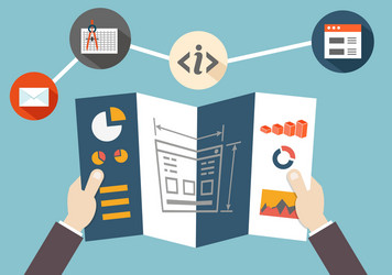 Website Architecture & Navigation vector image
