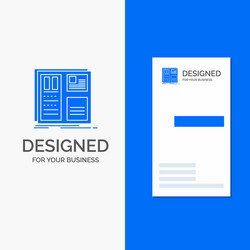 business logo for design grid interface layout ui vector image