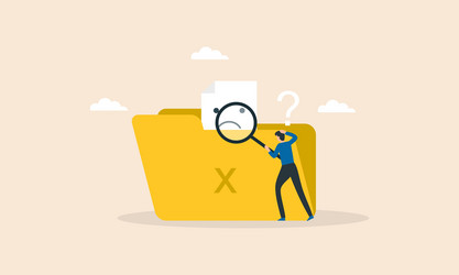 no data empty concept vector image