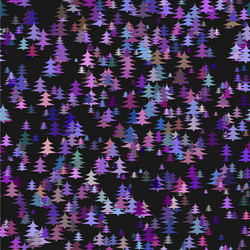 seamless abstract chaotic pine tree background vector image