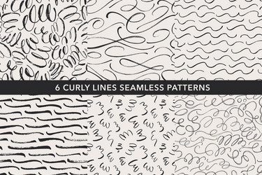Intricate Swirls & Lines Pattern vector image