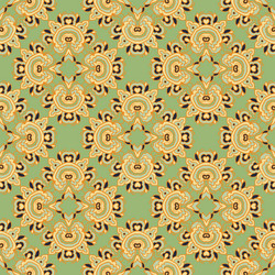 seamless pattern with mosaic tiles vector image