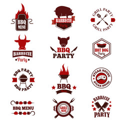 Barbecue Grill Collection Vector Image