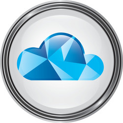 cloud computing design vector image