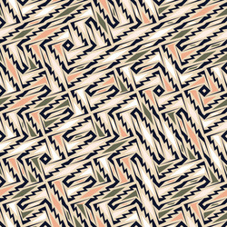 geometric pattern with jagged lines and zigzag vector image