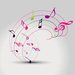 Music note vector