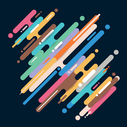 Dynamic Multicolor Diagonal Shapes vector image