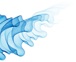 3d particles mesh array transparent tulle textile vector image