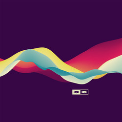 colorful abstract background dynamic effect vector image