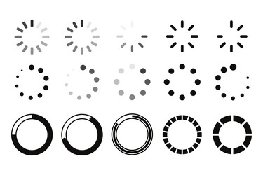 download icon website buffer loader a spinning vector image