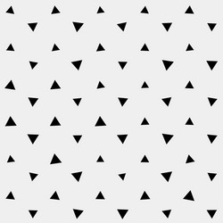 Monochrome Triangle Pattern vector image