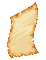medieval blank scroll ancient papyrus roll vector image