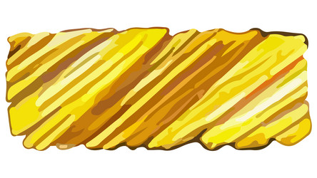 yellow brown rectangular shape with diagonal vector image