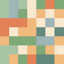 7x7 cube square geometric arrangement vector image