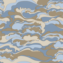 Pattern with the image of cream texture vector