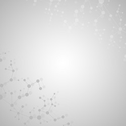 structure molecule and communication dna atom vector image