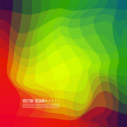 Dynamic Color Wave Distortion vector image
