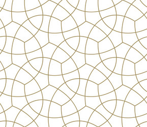 seamless pattern with abstract geometric line vector image