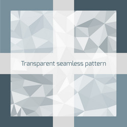 Geometric seamless pattern from triangles vector