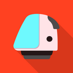 isolated object of mars and space icon set vector image