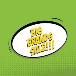 abstract big sale background with pop art styles vector image