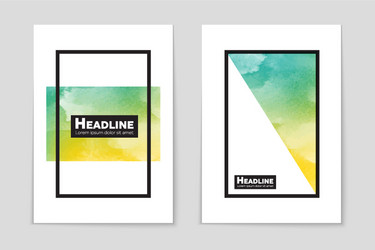 abstract layout background set for art vector image