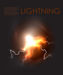 Abstract Lightning Background vector image