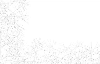 abstract molecular structure background vector image