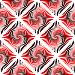 design seamless colorful whirl rotation pattern vector image